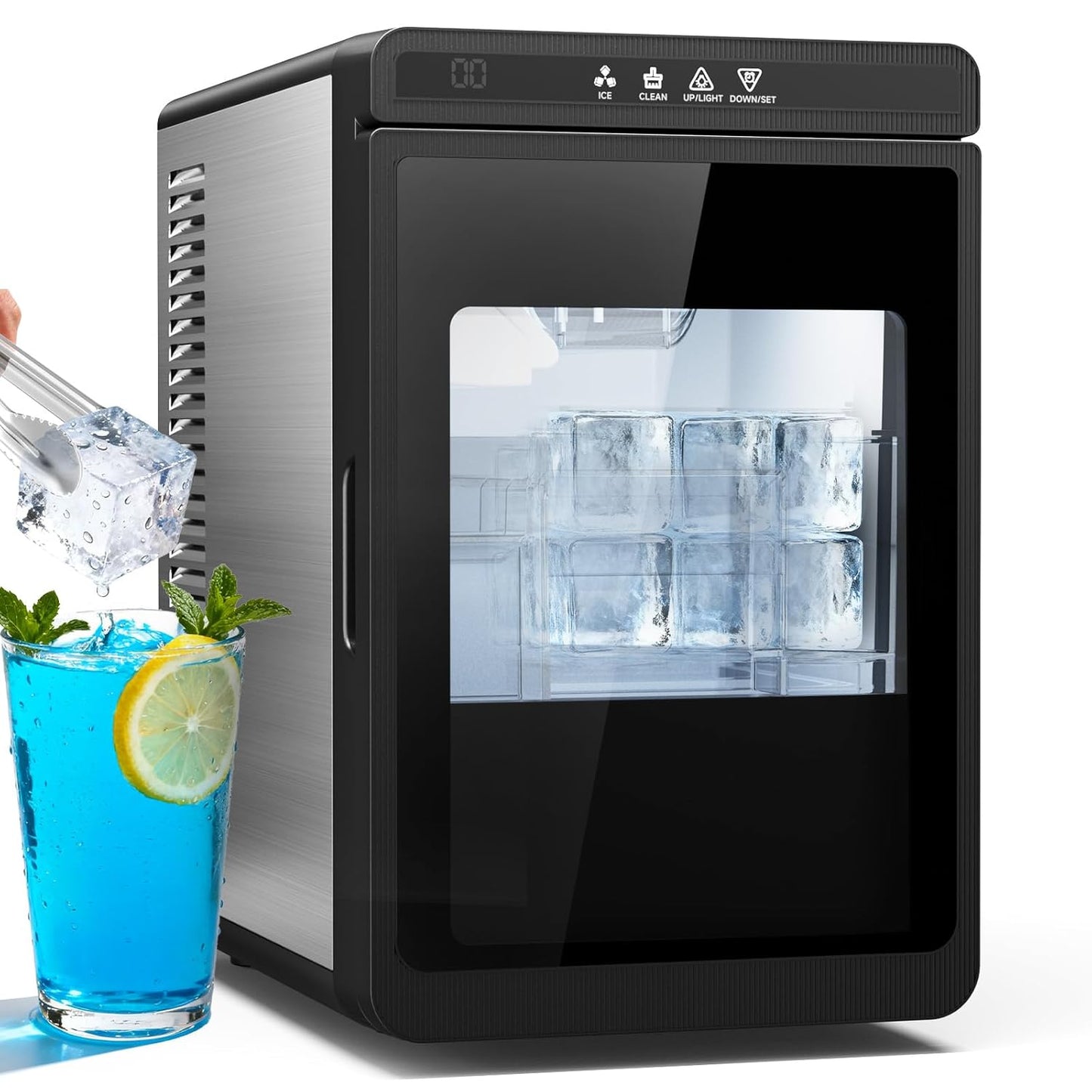 ETL Approved Clear Ice Cube Maker for Home and Office Use