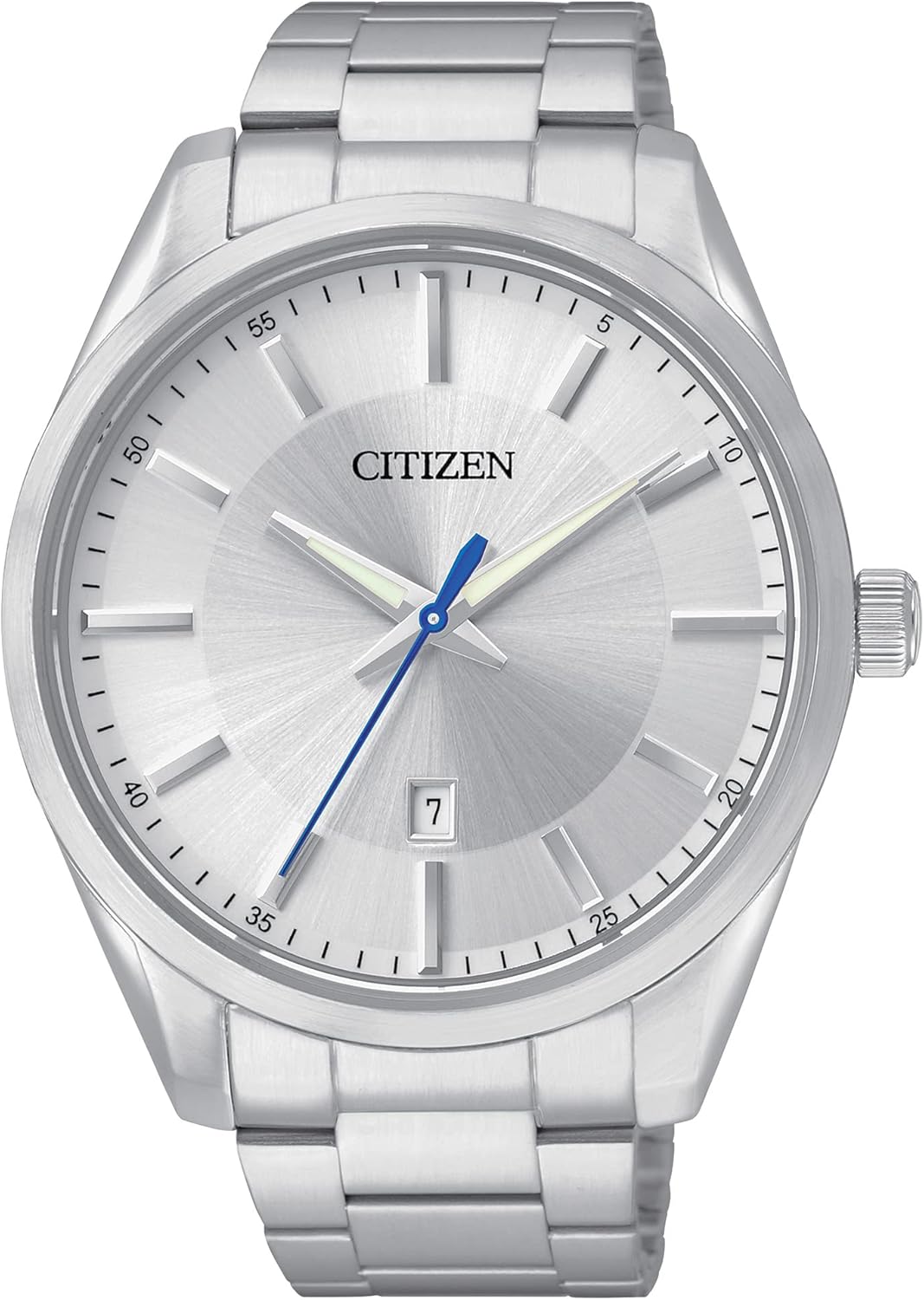 Citizen Quartz Mens Watch: Timeless Stainless Steel