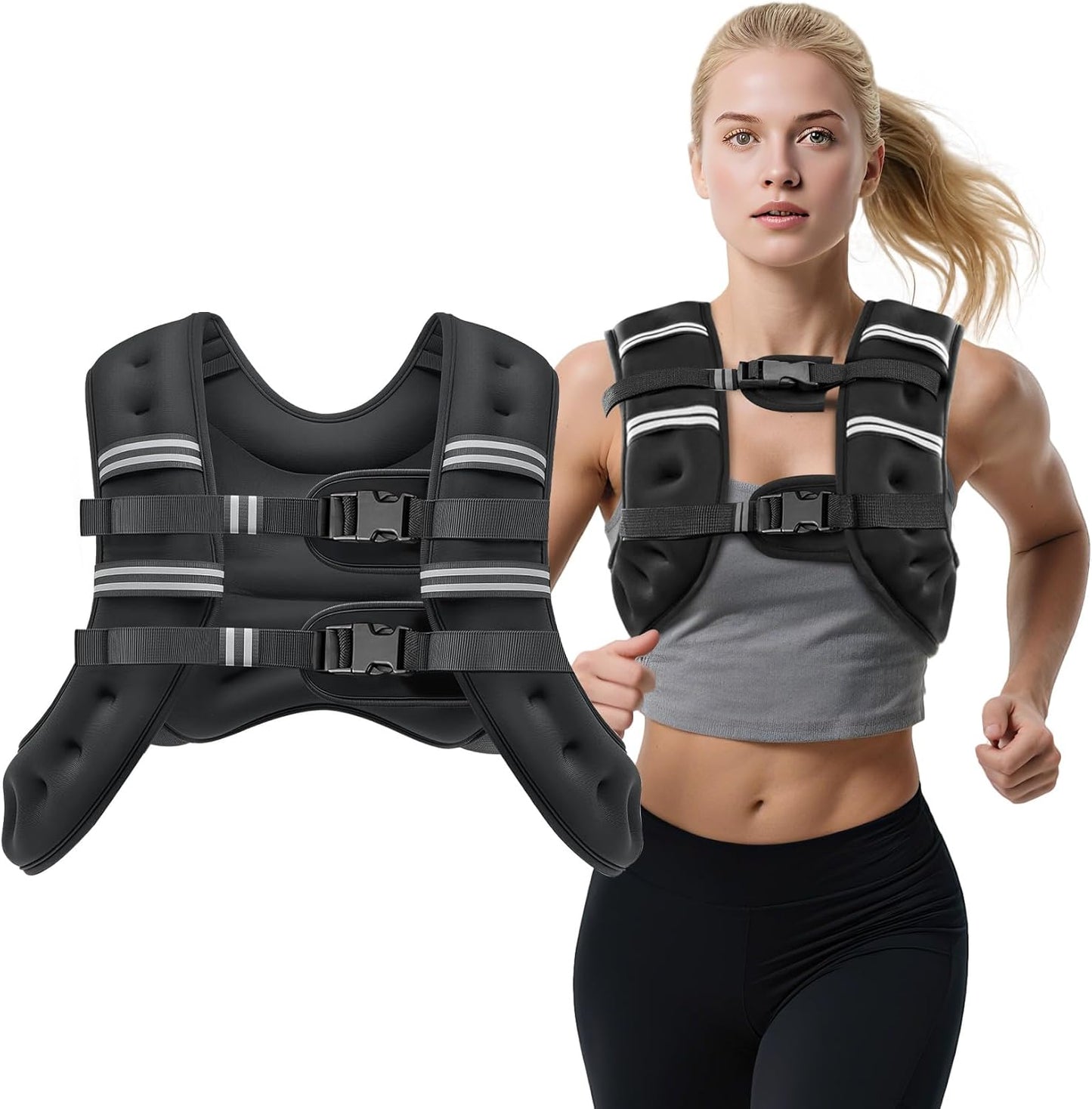 Weighted Vest for Enhanced Workout and Strength Training