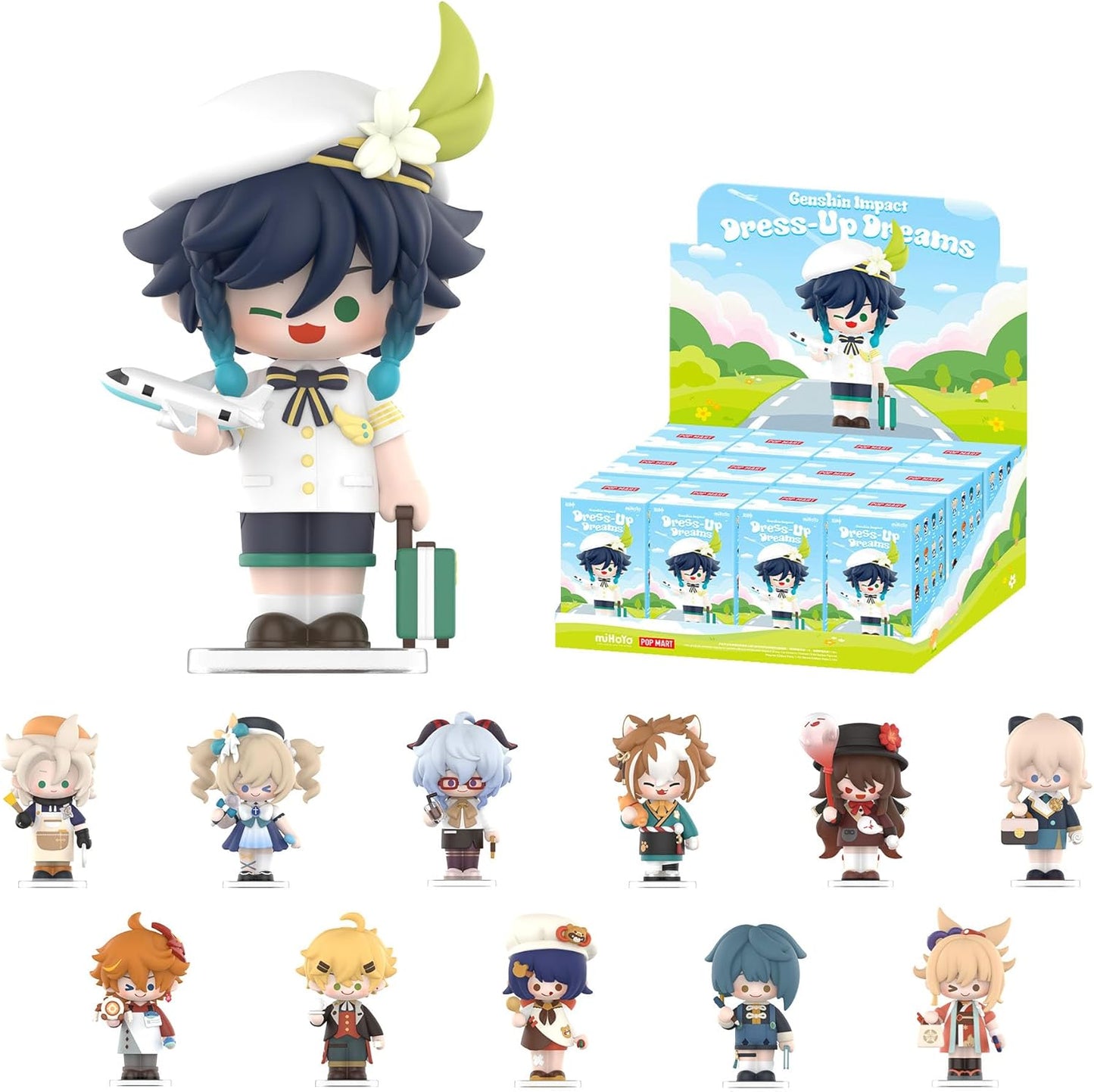 Genshin Impact Dress-Up Dreams Chibi Series Figures Set of 12