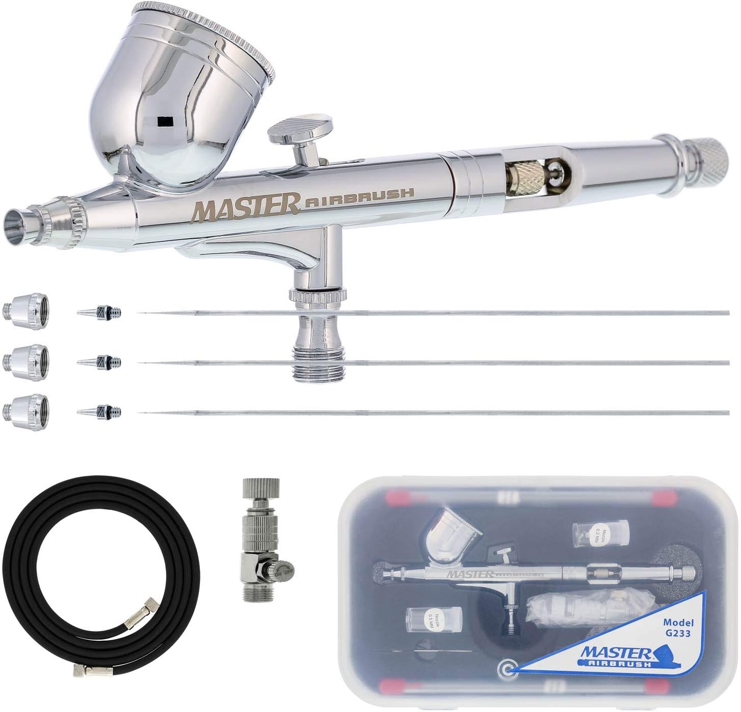 Master Airbrush Set: Precision Control Trio!