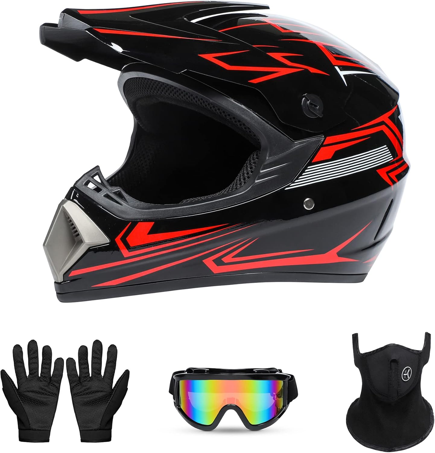 Youth Motocross Helmet - Safe, Comfortable, Lightweight Design