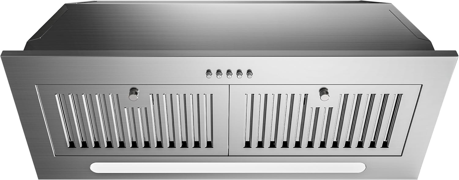 FIREGAS 30 Inch Range Hood Insert with 600 CFM Powerful Suction