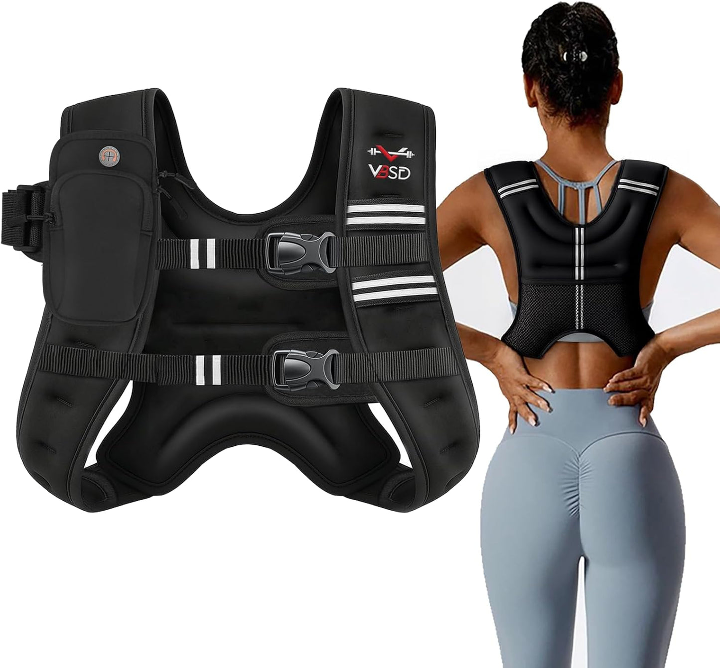 VBSD Weighted Vest for Women and Men - Perfect for Workouts