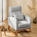 Teddy Upholstered Glider Rocking Chair for Ultimate Comfort
