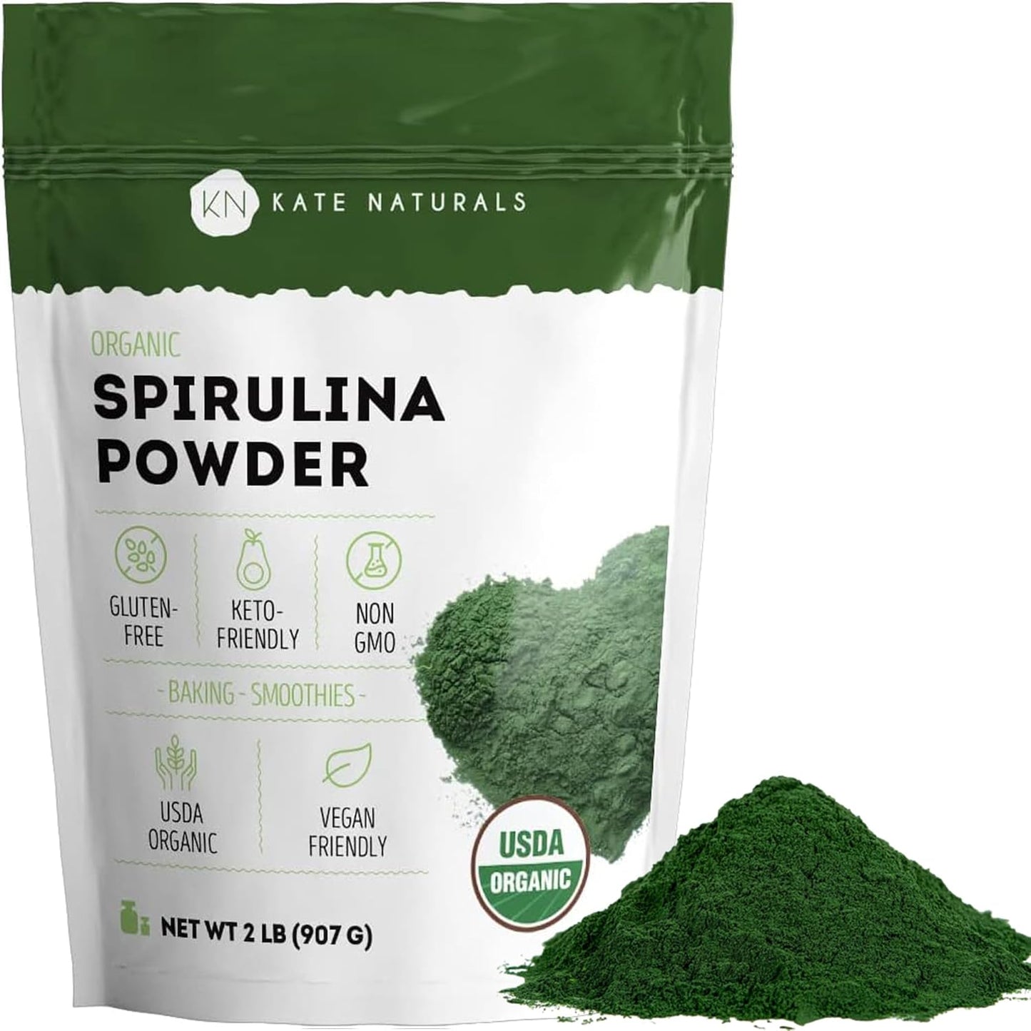 Organic Spirulina Powder for Nutrient Dense Smoothies and Juices