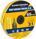 Heat Shrink Tubing 3:1 65ft Roll - Marine Grade Adhesive Lined