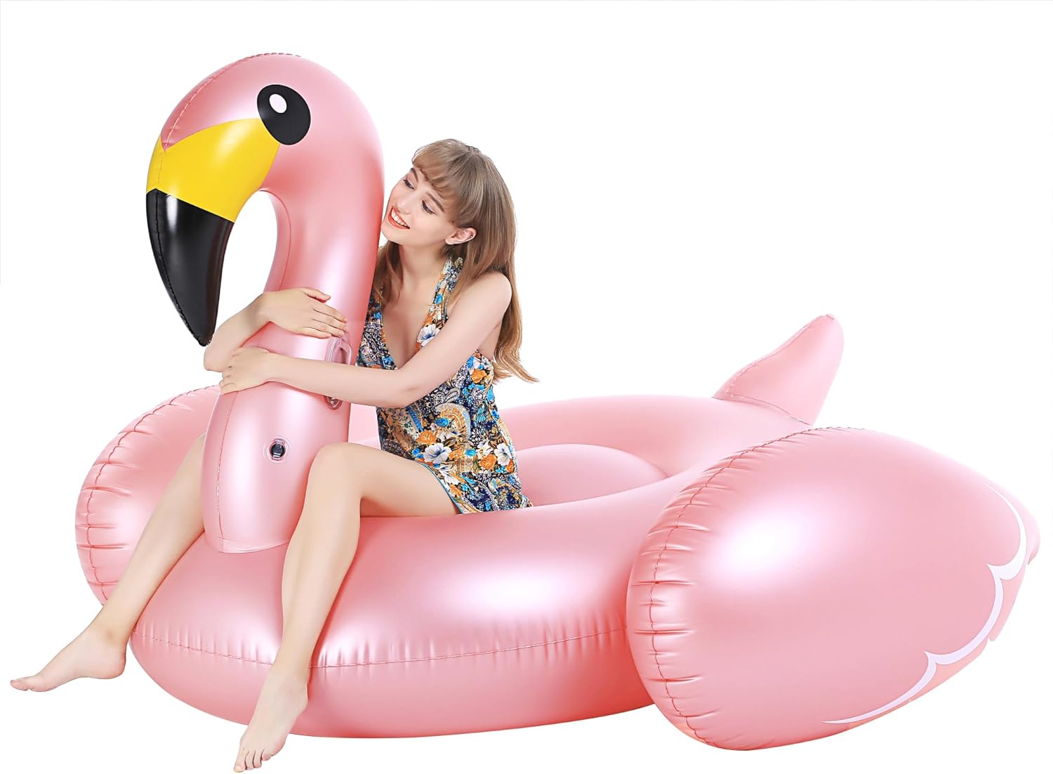 Giant Inflatable Flamingo Pool Float for Summer Fun and Relaxation