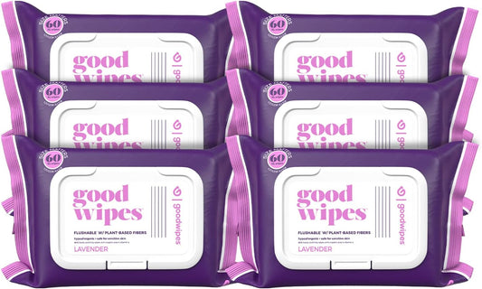 Soft Vitamin E & Aloe Butt Wipes - Lavender Scent, 360ct