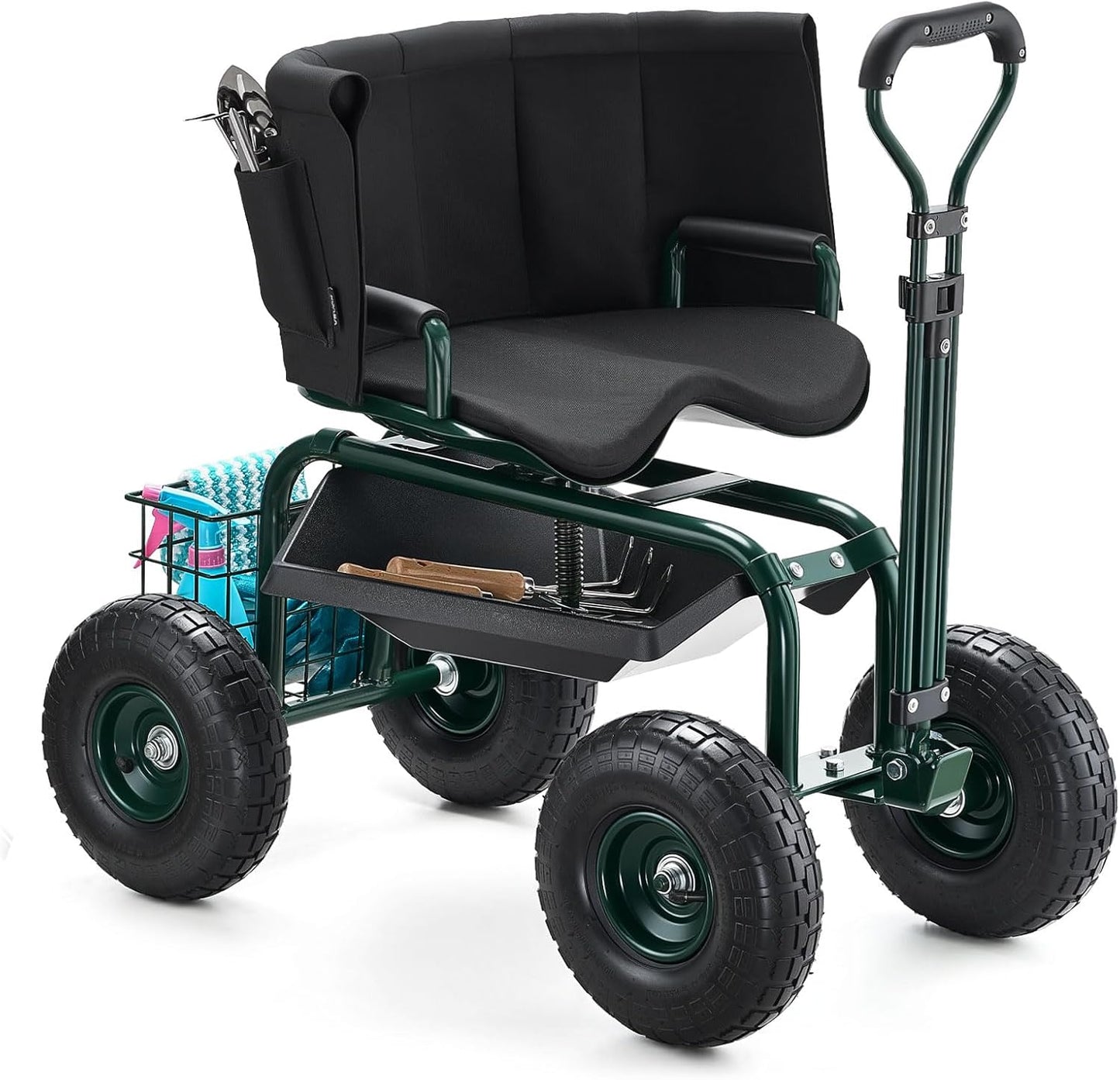 VEVOR Rolling Garden Seat with Wheels for Comfortable Gardening