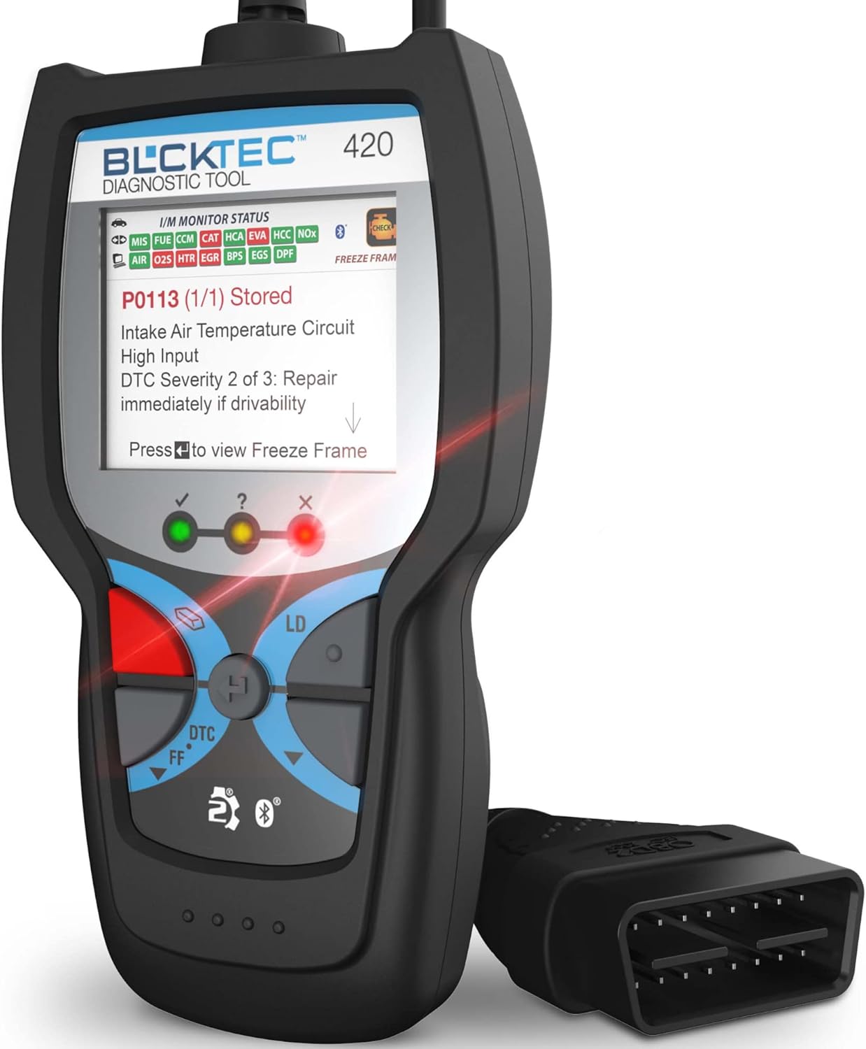 BLCKTEC 420 Bluetooth OBD2 Scanner - Ultimate Vehicle Code Reader