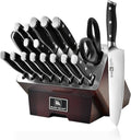 Klaus Meyer Stahl 19 Piece High Carbon Knife Block Set - Durable
