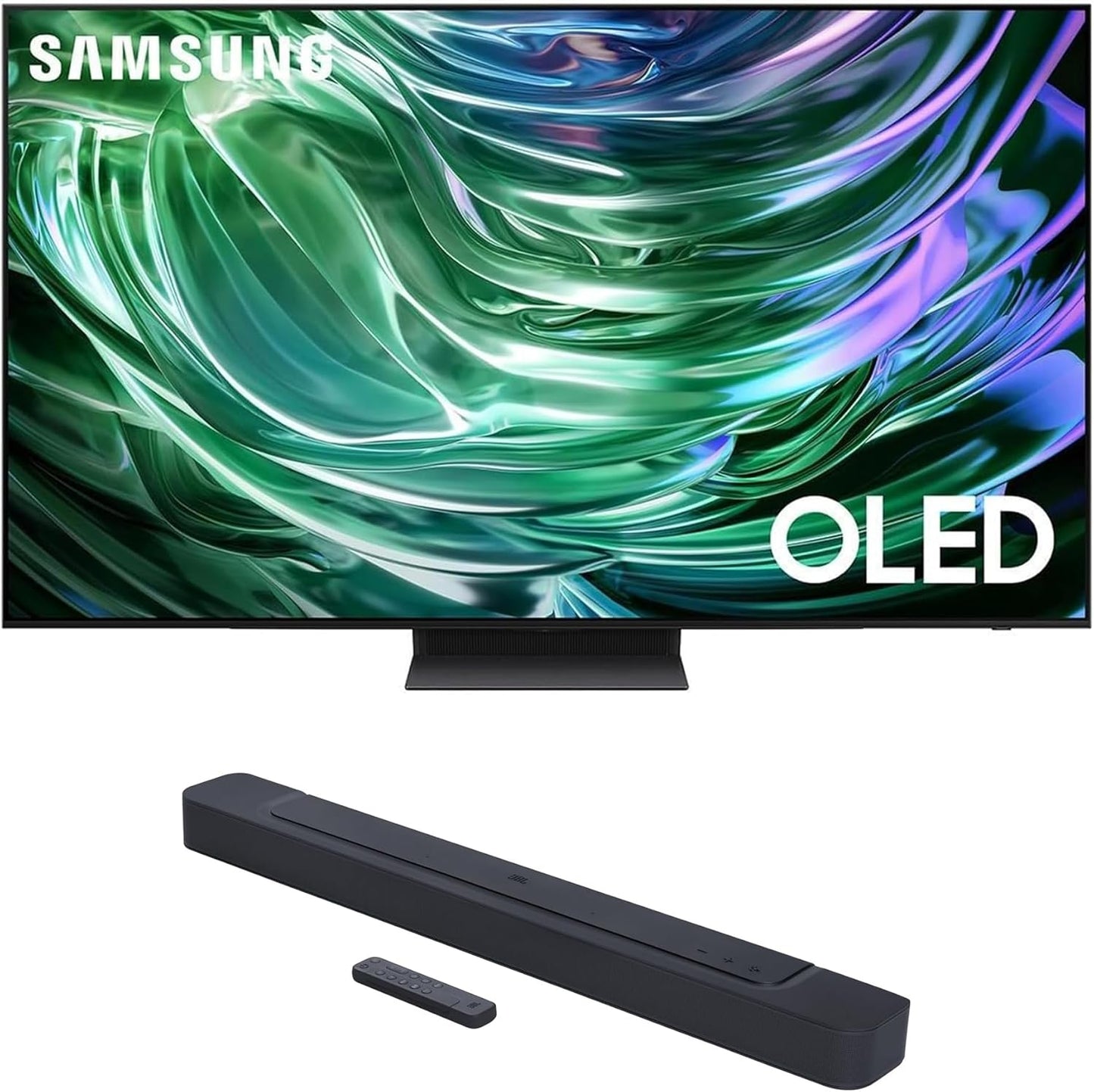 Immerse in Cinematic Bliss: Samsung 65 4K OLED TV + JBL Soundbar