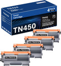 TN450 Black 4-Pack High Yield Toner Cartridge Compatible TN-450