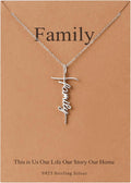 Lcherry Faith Cross Pendant Necklace for Women - Thoughtful Religious