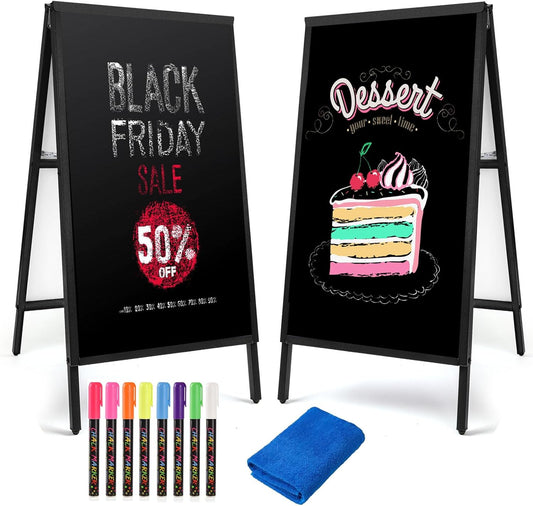 USCNC 40in x 20in A Frame Sign for Outdoor Advertising Needs
