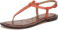 Gigi Flat Sandal for Women - Padded Thong with Buckle Strap
