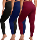 Creamlush Plus Size High Waisted Leggings 3 Pack - Soft, Stretchy