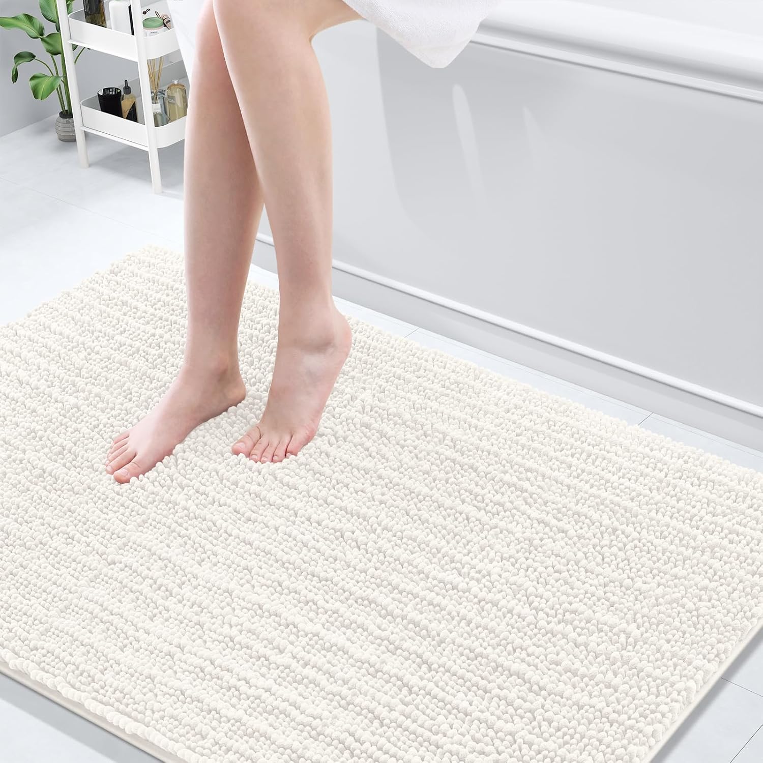 Arotive Luxury Chenille Bathroom Rug Mat for Ultimate Comfort