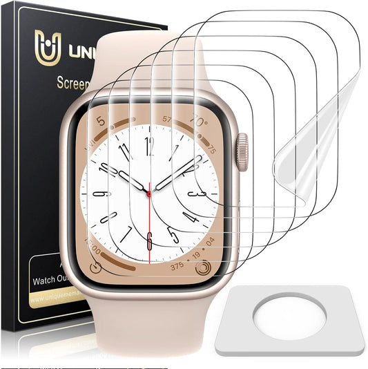 Crystal Clear Apple Watch Screen Protector Set