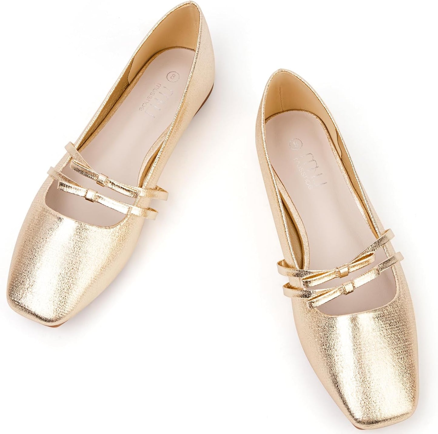 MUSSHOE Womens Ballet Mary Jane Flats for All-Day Comfort