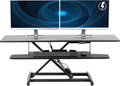 VIVO 47 in Electric Motor Desk Converter - Smooth Sit to Stand