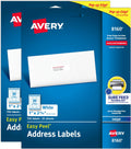 Avery Easy Peel Printable Address Labels 1 x 2-5/8 - Reliable Mail