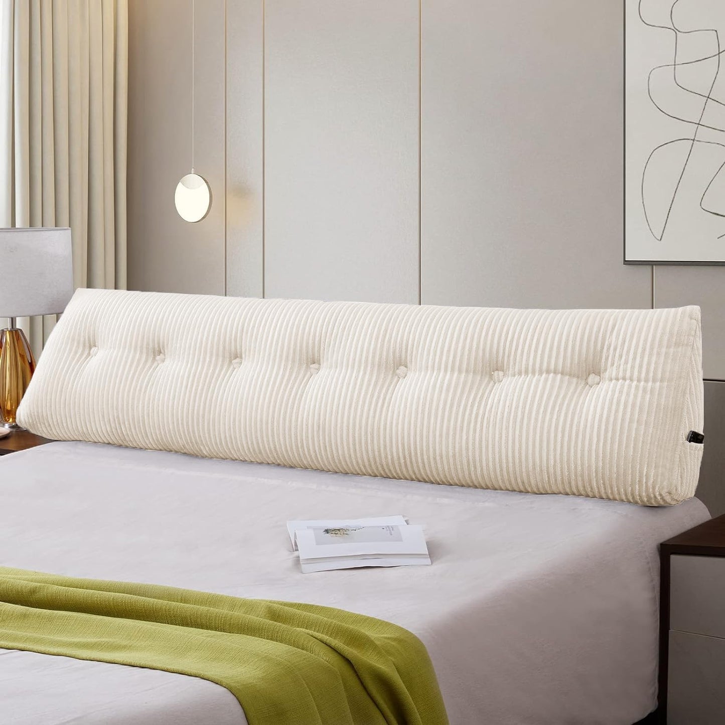 SLIGUY Large Headboard Pillow for Ultimate Bed Rest Comfort