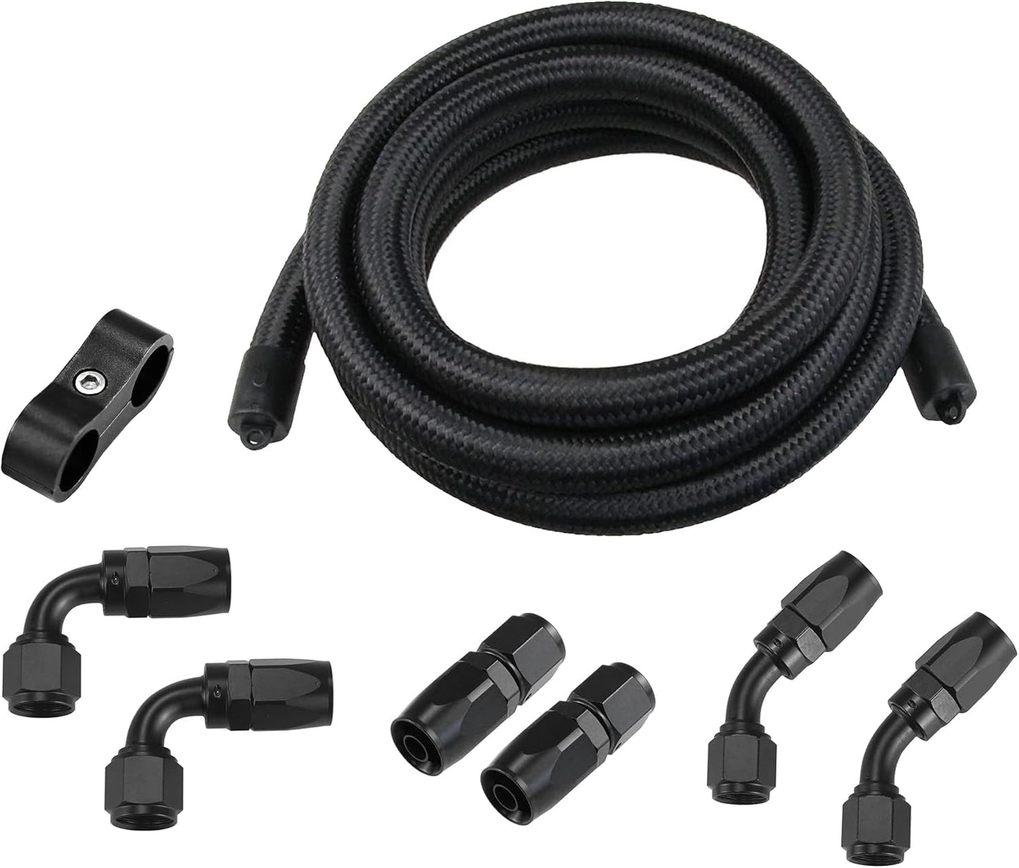 Ucreative 8AN CPE Fuel Hose Line Fitting Kit for Performance