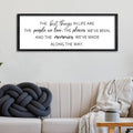 Surfapans The Best Things in Life Sign Wall Decor 32in x 12in