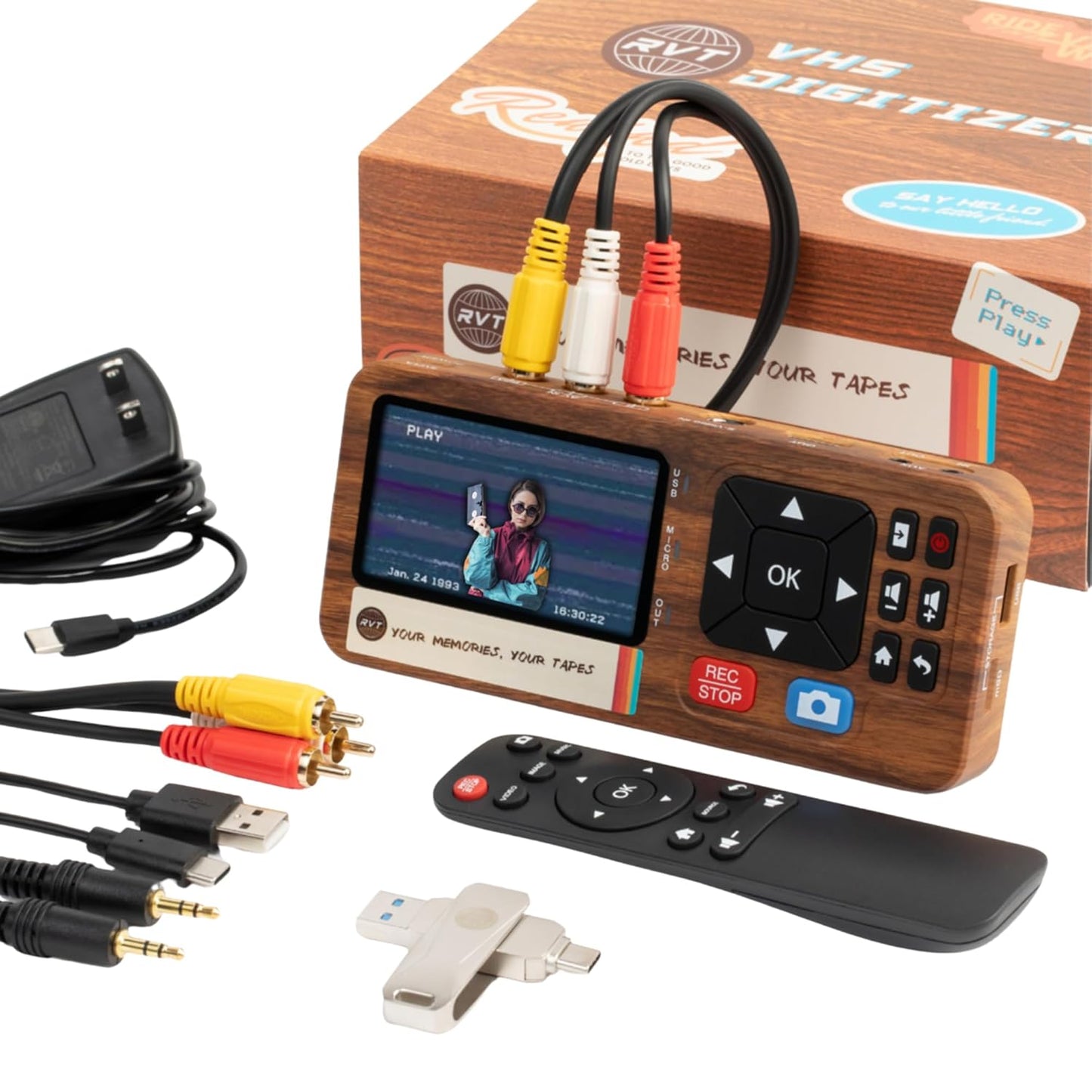 RVT Digitizer 3.0 - VHS to Digital Converter Kit for Easy Use