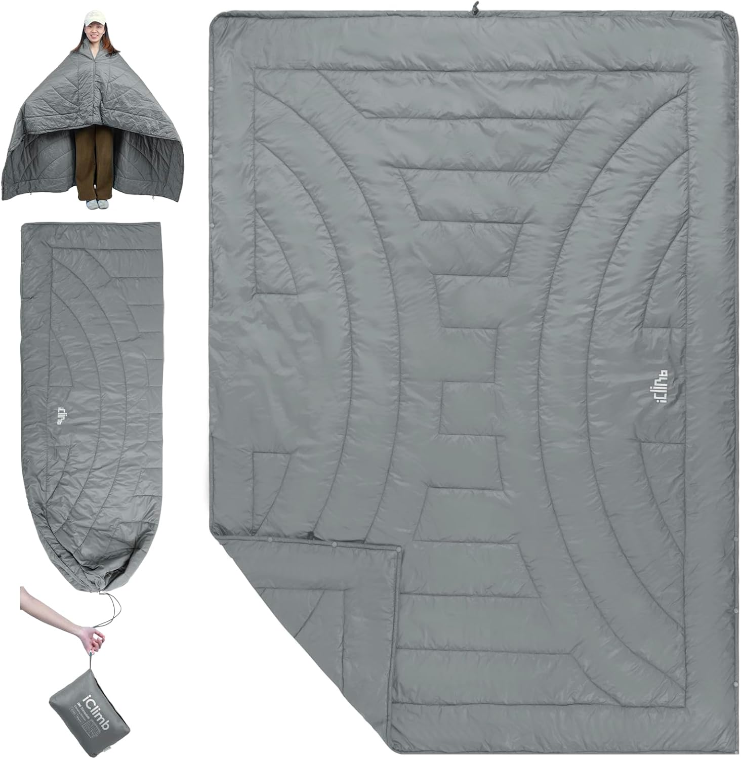 Ultralight Compact Camping Blanket with 3M Thinsulate Insulation