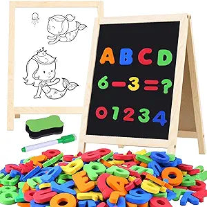 Magnetic Letters and Numbers Set for Kids Learning Fun