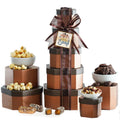 Get Well Basket Tower Care Package with Gourmet Snacks - Feel Better