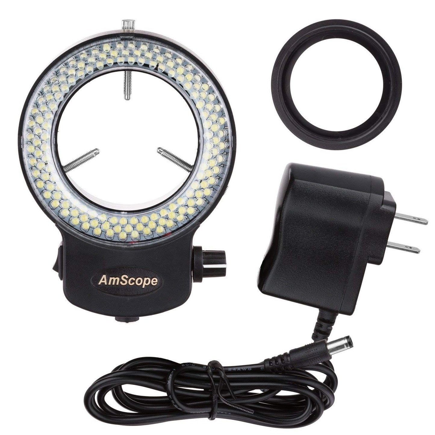 144 LED Intensity-Adjustable Ring Light for Stereo Microscopes