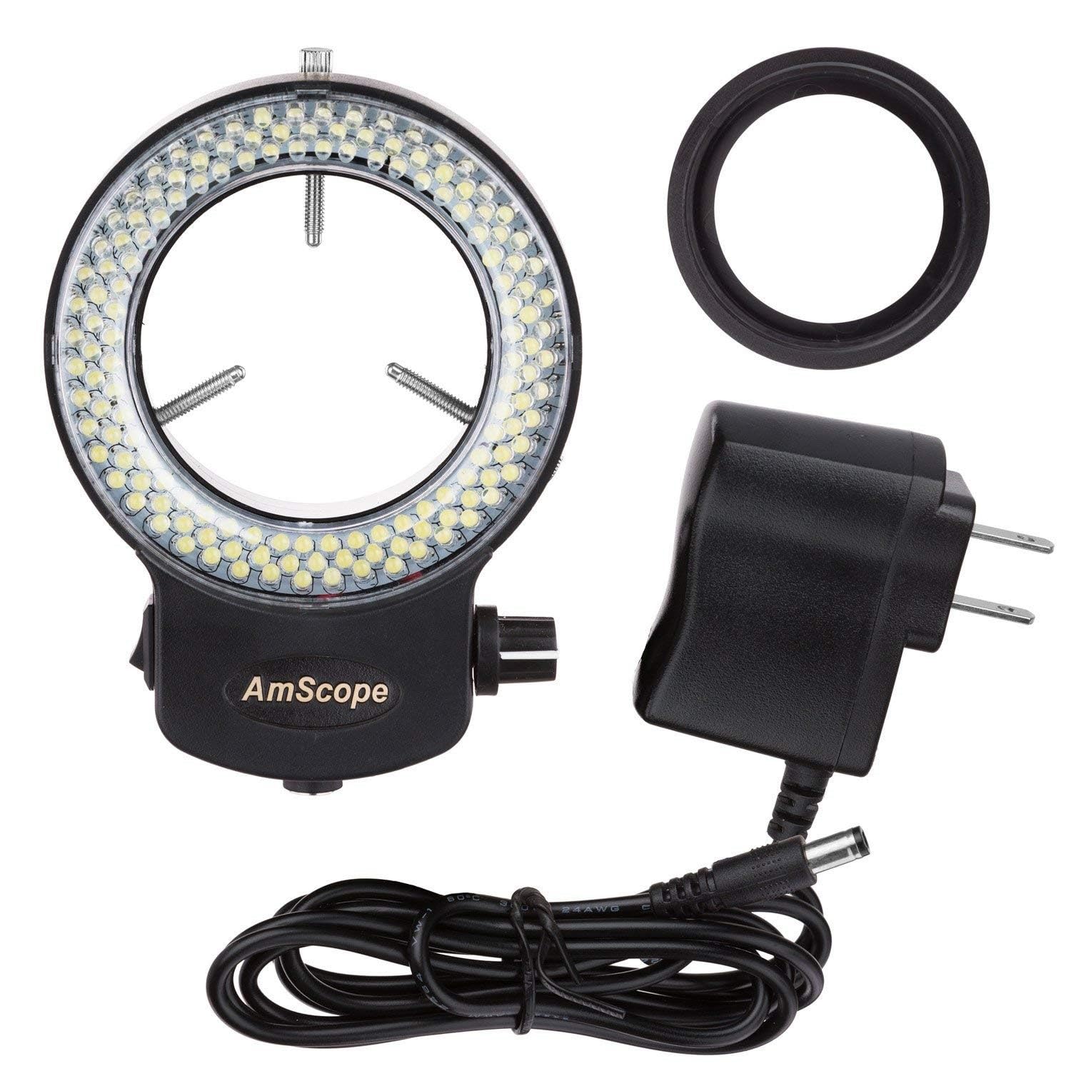 144 LED Intensity-Adjustable Ring Light for Stereo Microscopes