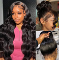 Hidden Strap 360 Lace Front Wig Human Hair Body Wave - Natural Look