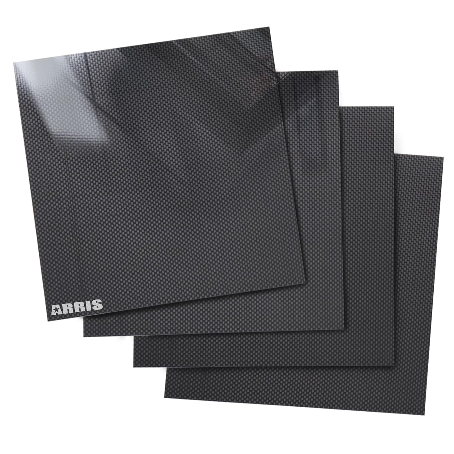 ARRIS 300x300x4.0mm Carbon Fiber Sheet for DIY Projects