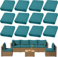 12Pcs Waterproof Outdoor Cushion Covers for Stylish Patios
