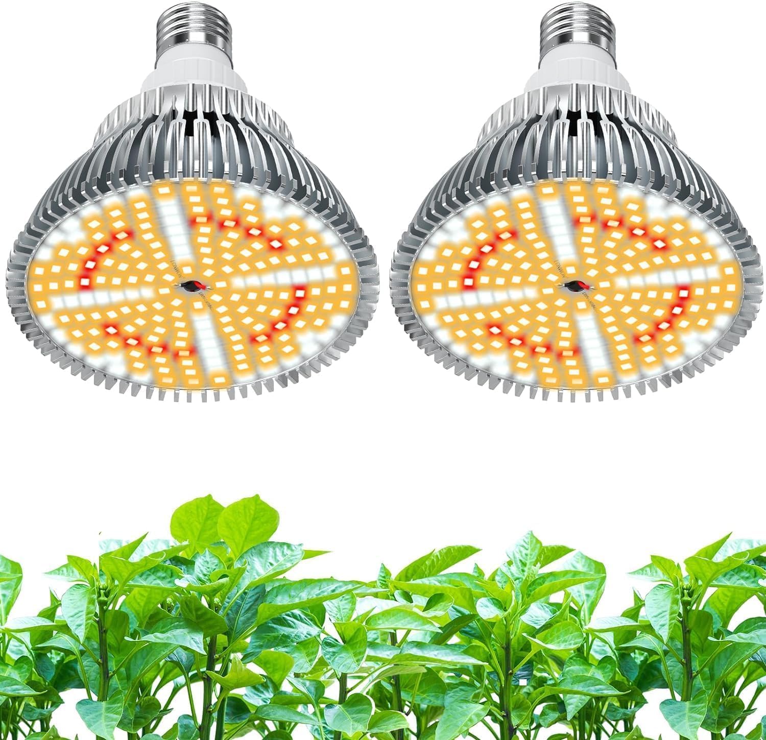 30W LED Grow Lights for Indoor Plants - Full Spectrum Bulbs