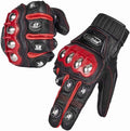 ILM Alloy Steel Touchscreen Motorcycle Glove - Knuckle Protection