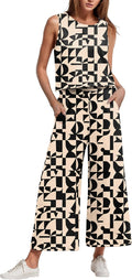 IWOLLENCE Women's Summer 2 Piece Outfits Set - Lightweight Polyester