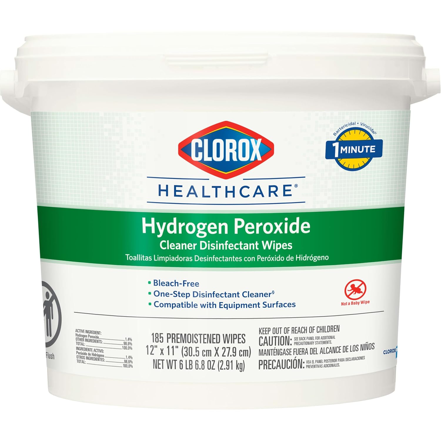 Clorox Healthcare Hydrogen Peroxide Wipes for Effective Disinfection