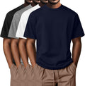 Men's Big and Tall 4-Pack Cotton Short Sleeve Tees - Oversize Comfort