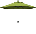 9ft Round Aluminum Market Umbrella Sunbrella Macaw - Crank & Tilt