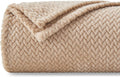 Super Soft King Blanket in Brown - Premium Silky Flannel Fleece