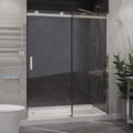 Frameless Sliding Shower Door 76 in x 60 in - Polished Chrome