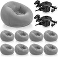 Realspring 9 Pcs Inflatable Bean Bag Chairs for Adults - Portable