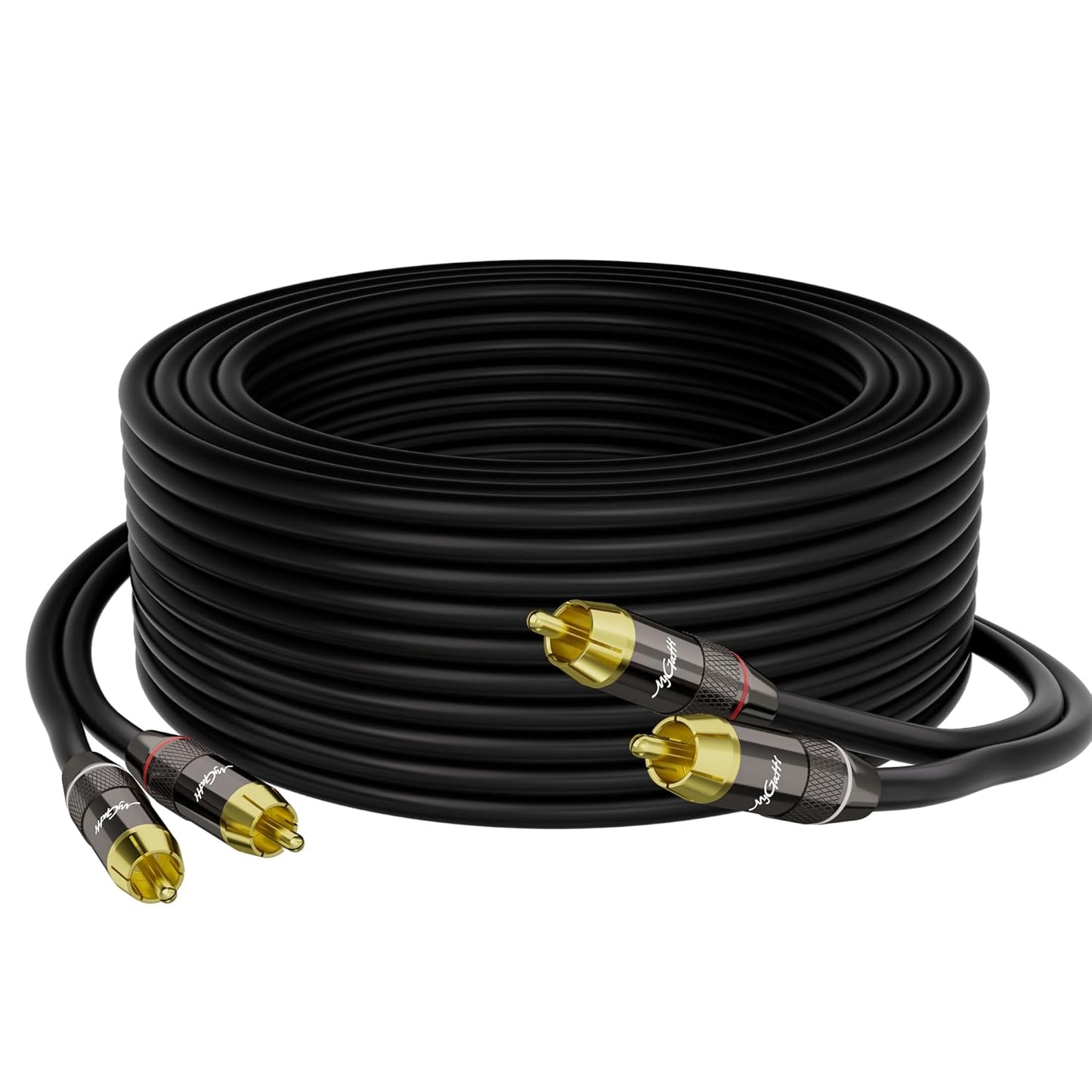 RCA Cable 100 FT for Hi-Fi Sound and Universal Compatibility