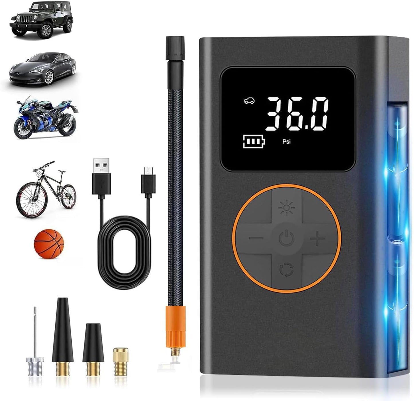 Flyxiregg 150Psi Portable Tire Inflator